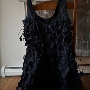 DVF Floral Appliqué Dress